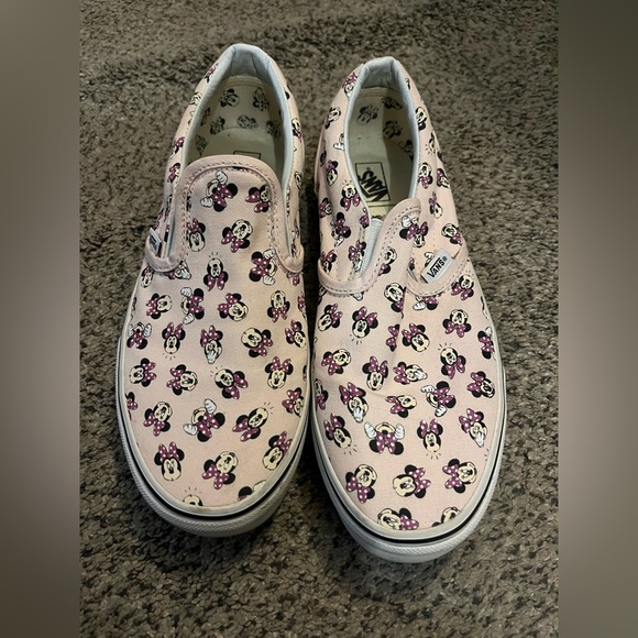 Vans Other - Vans Girl Minnie Mouse Slip Ons